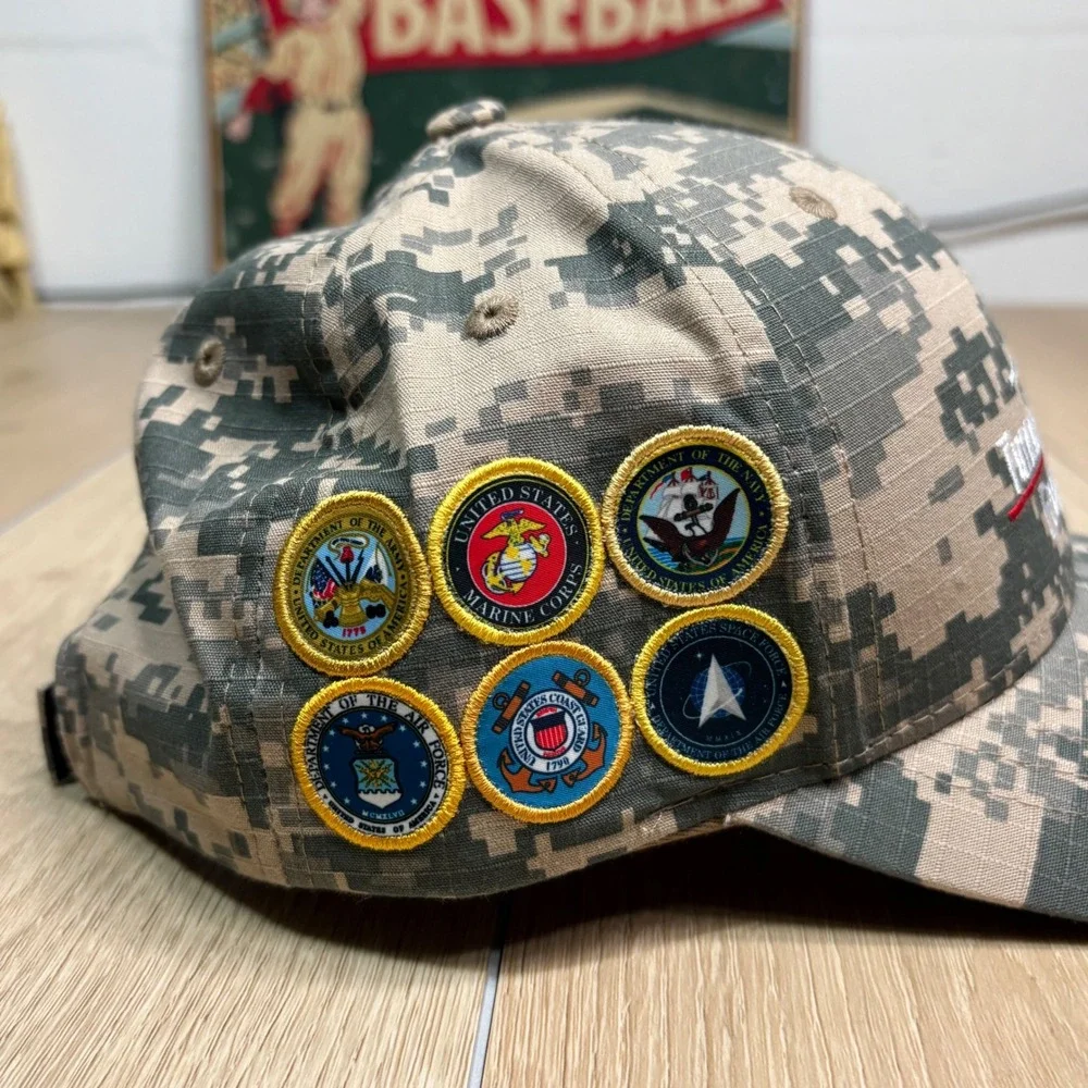 Tunnel to Towers T2T Foundation Hat Cap Digital Camo Military Patches FDNY NYPD